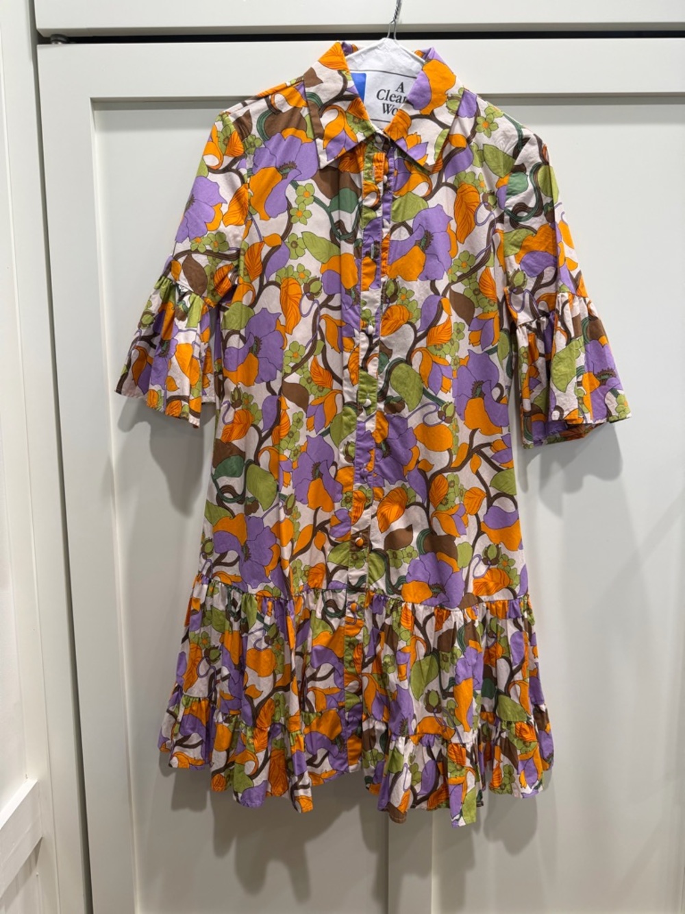 La DoubleJ Zia print Choux Dress size S